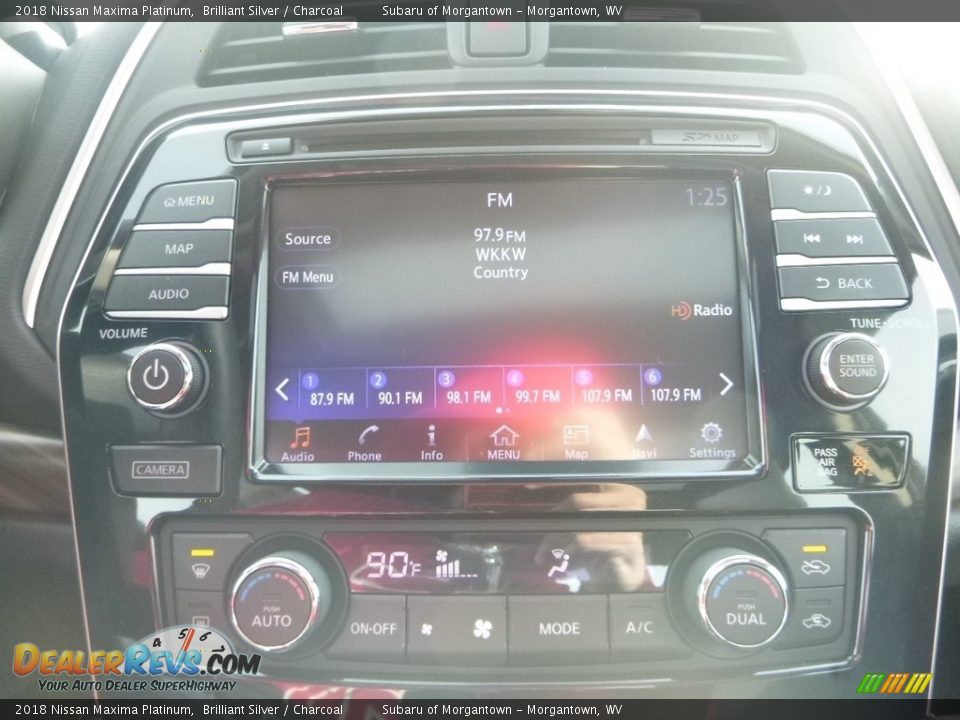 2018 Nissan Maxima Platinum Brilliant Silver / Charcoal Photo #18