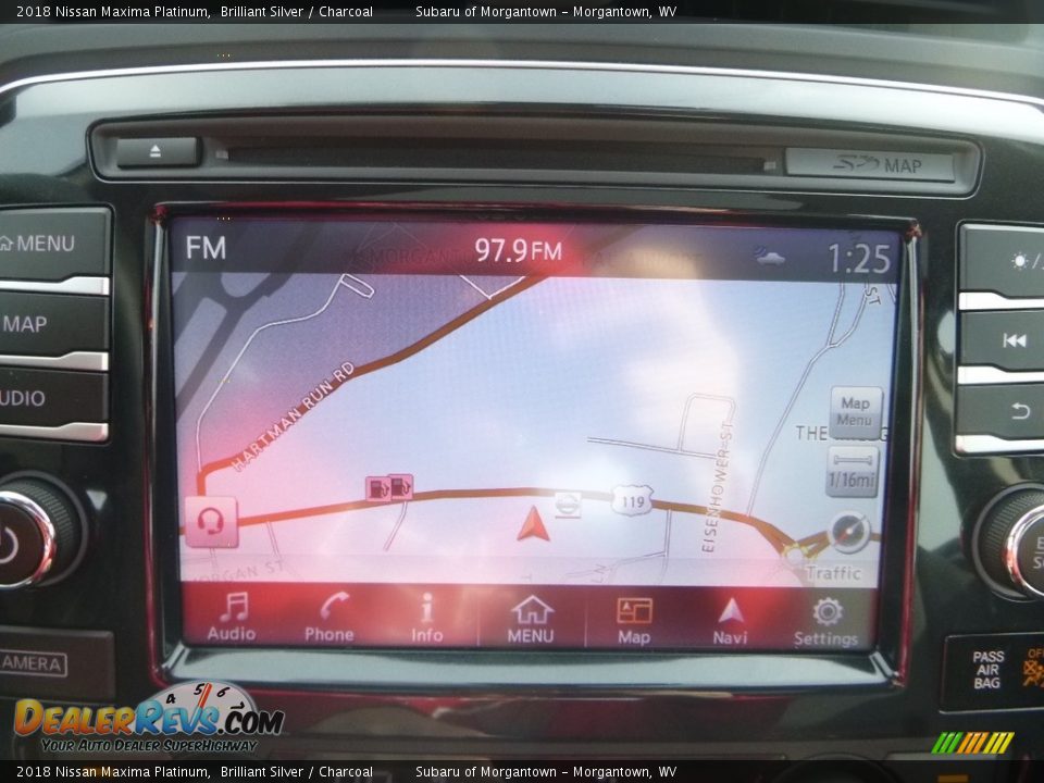 2018 Nissan Maxima Platinum Brilliant Silver / Charcoal Photo #19