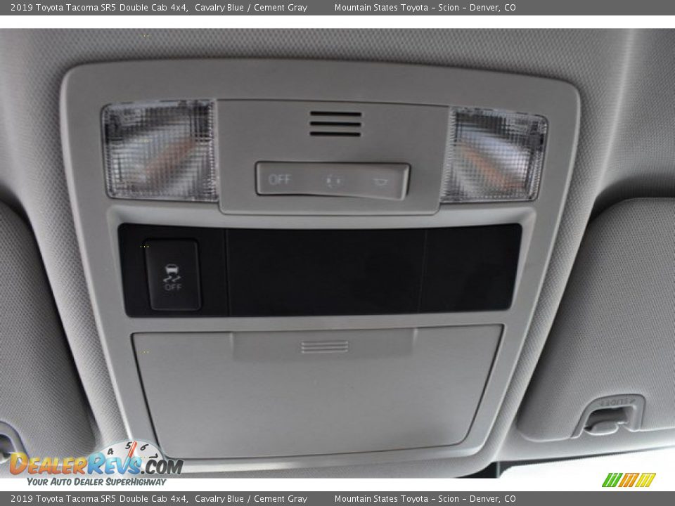 2019 Toyota Tacoma SR5 Double Cab 4x4 Cavalry Blue / Cement Gray Photo #9