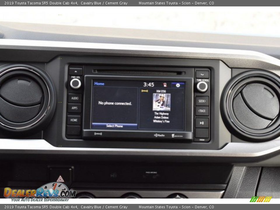 2019 Toyota Tacoma SR5 Double Cab 4x4 Cavalry Blue / Cement Gray Photo #10