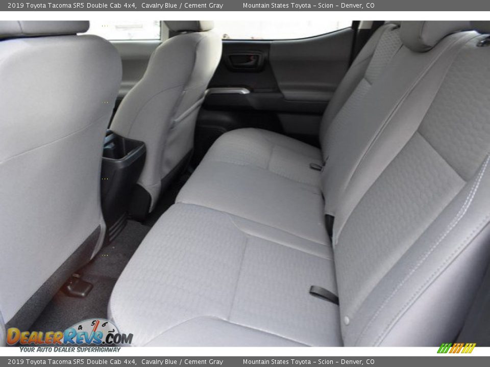 2019 Toyota Tacoma SR5 Double Cab 4x4 Cavalry Blue / Cement Gray Photo #15