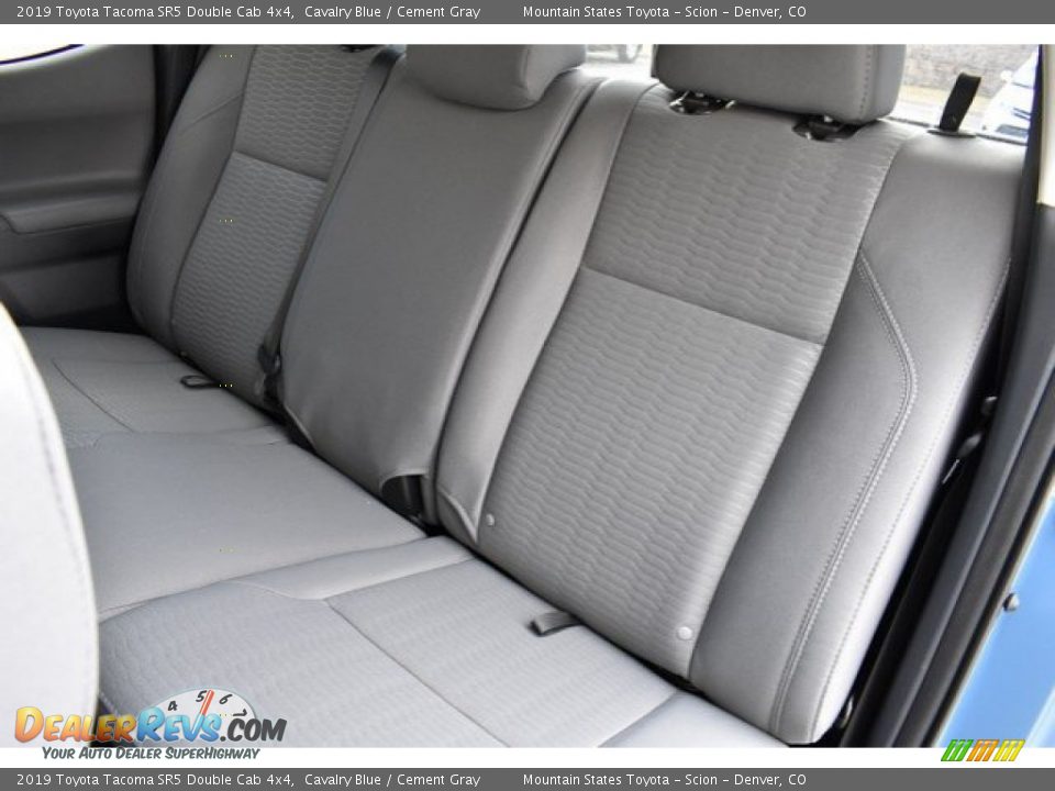 2019 Toyota Tacoma SR5 Double Cab 4x4 Cavalry Blue / Cement Gray Photo #16
