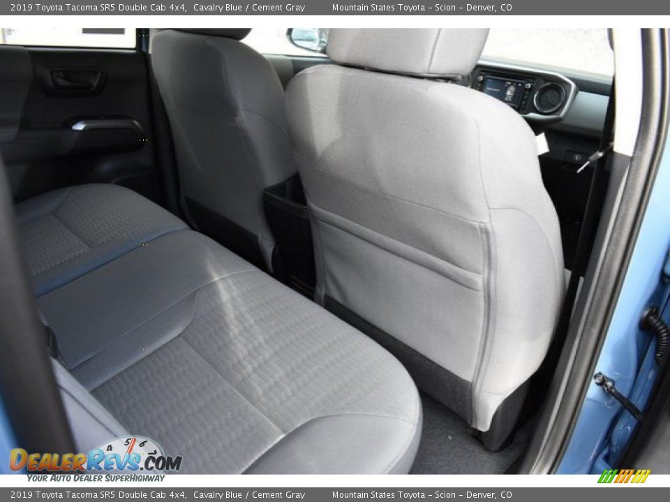 2019 Toyota Tacoma SR5 Double Cab 4x4 Cavalry Blue / Cement Gray Photo #17