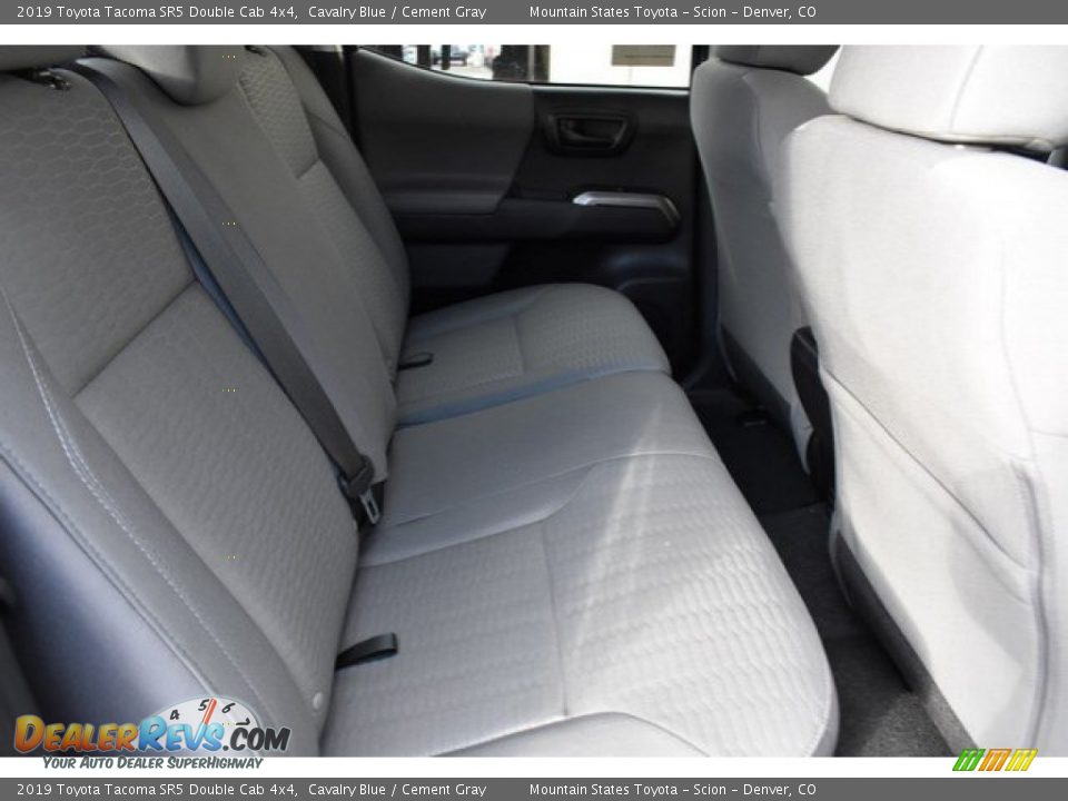 2019 Toyota Tacoma SR5 Double Cab 4x4 Cavalry Blue / Cement Gray Photo #18