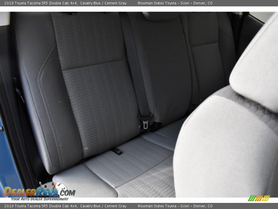 2019 Toyota Tacoma SR5 Double Cab 4x4 Cavalry Blue / Cement Gray Photo #19