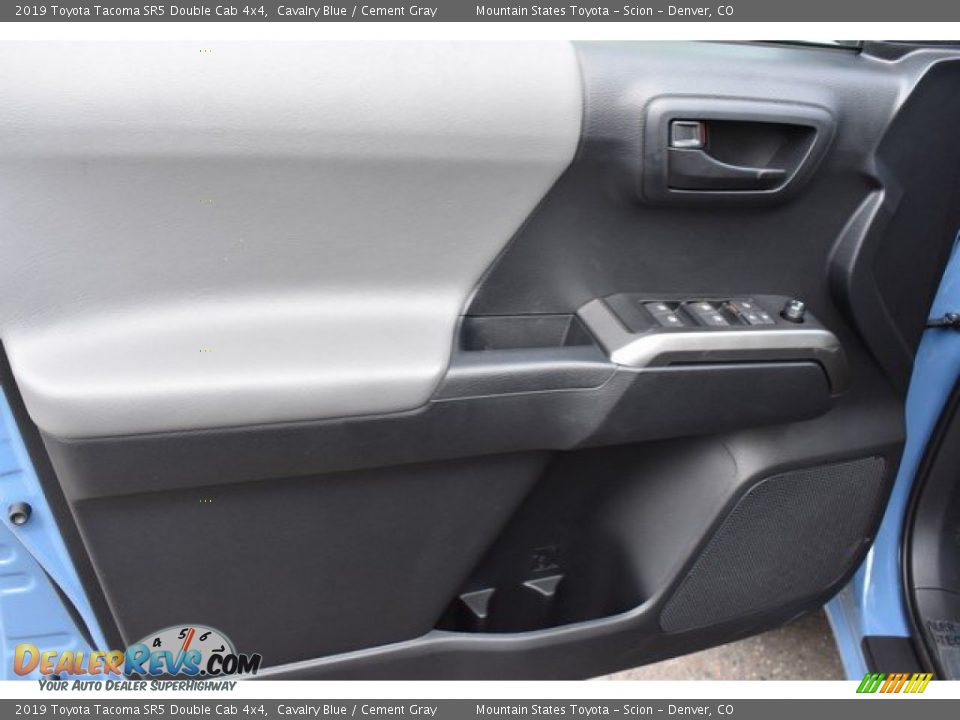 2019 Toyota Tacoma SR5 Double Cab 4x4 Cavalry Blue / Cement Gray Photo #20