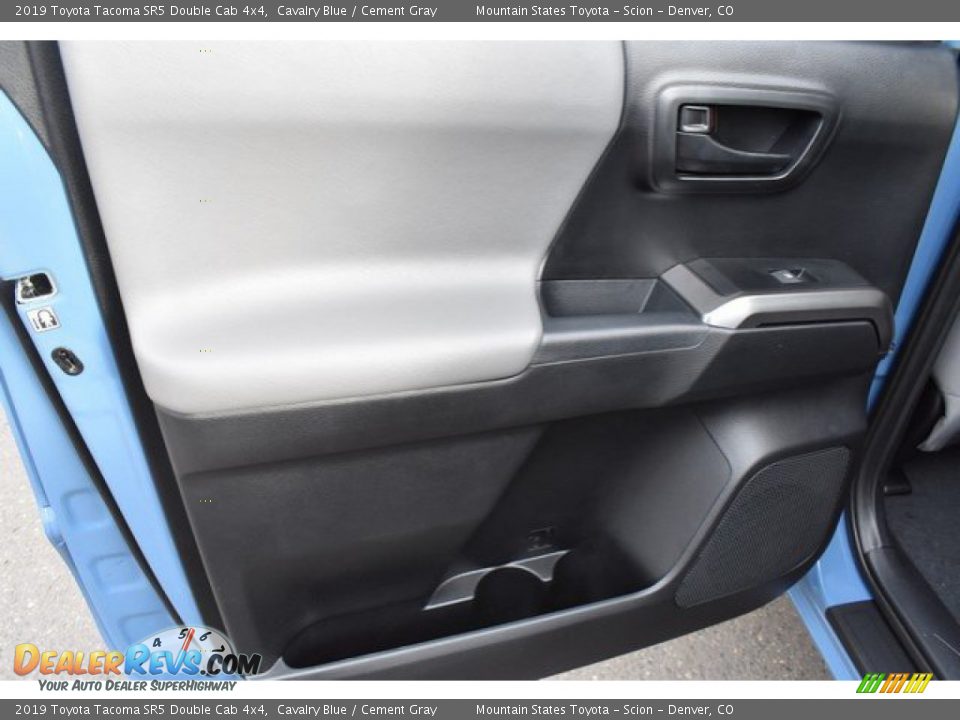 2019 Toyota Tacoma SR5 Double Cab 4x4 Cavalry Blue / Cement Gray Photo #21