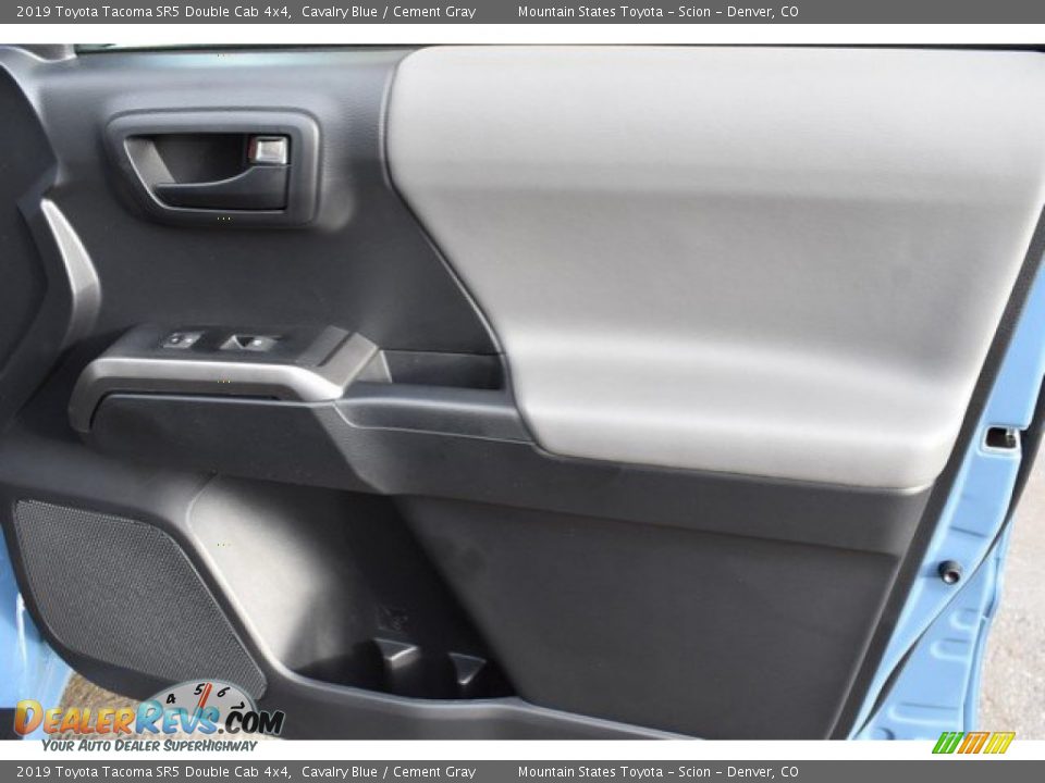 2019 Toyota Tacoma SR5 Double Cab 4x4 Cavalry Blue / Cement Gray Photo #22