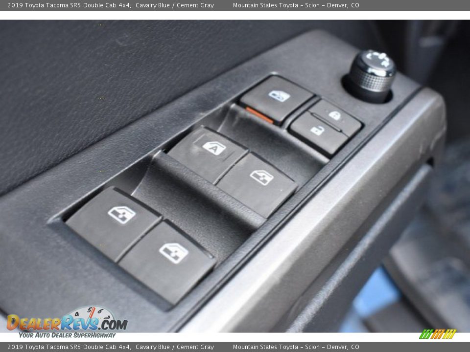 2019 Toyota Tacoma SR5 Double Cab 4x4 Cavalry Blue / Cement Gray Photo #24