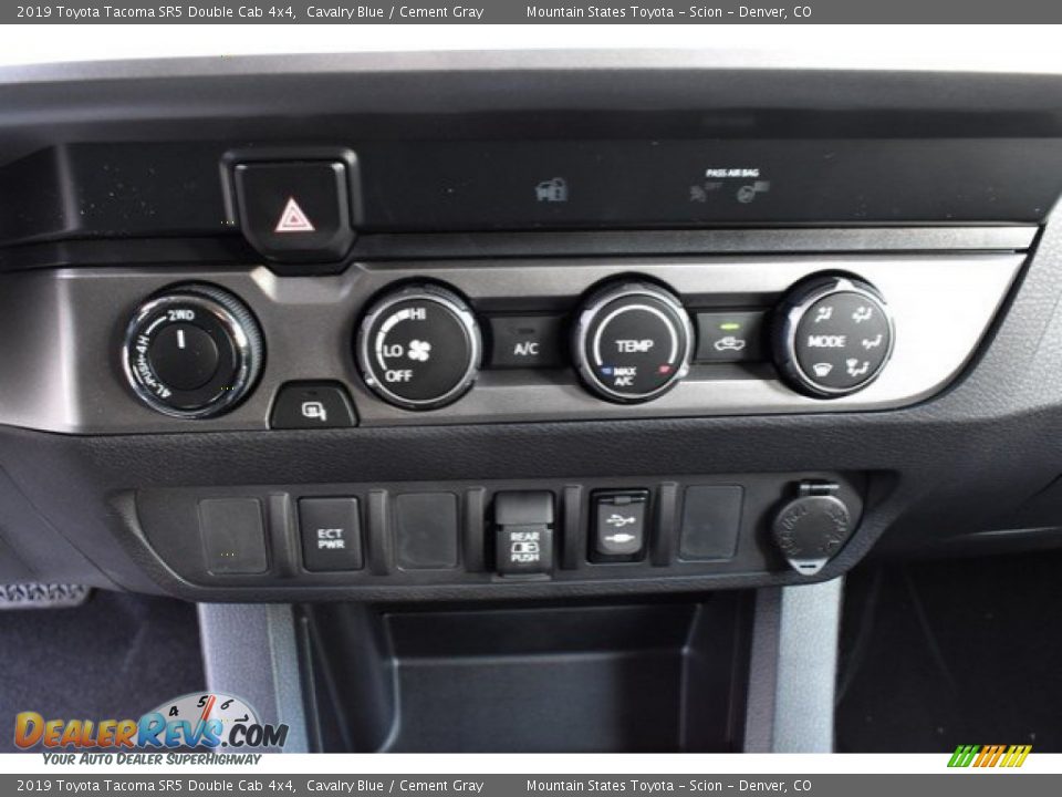 2019 Toyota Tacoma SR5 Double Cab 4x4 Cavalry Blue / Cement Gray Photo #29