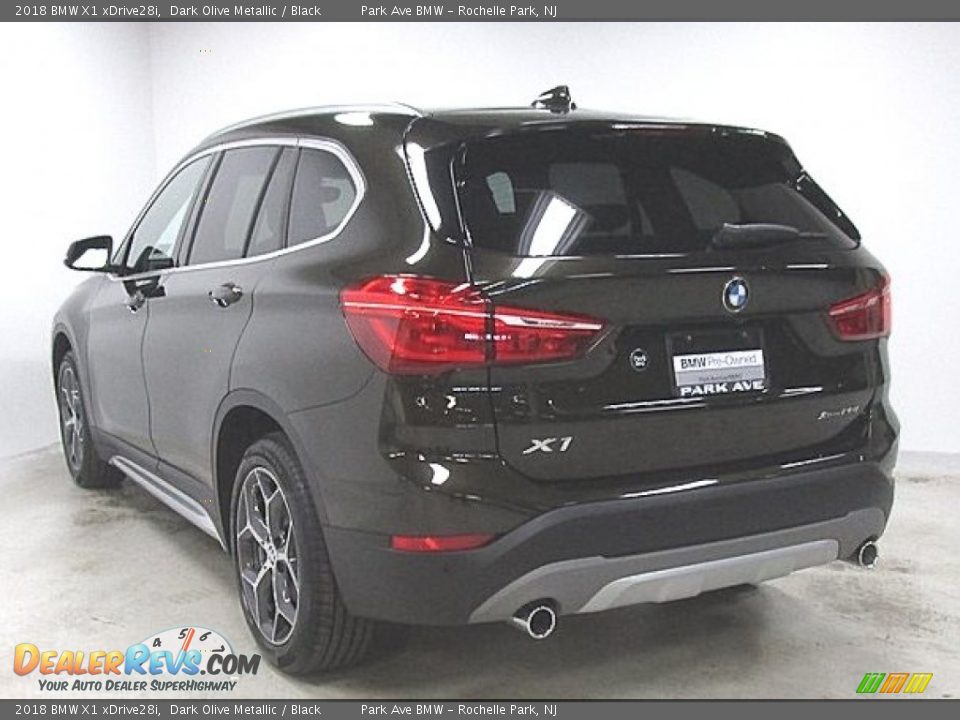 2018 BMW X1 xDrive28i Dark Olive Metallic / Black Photo #2