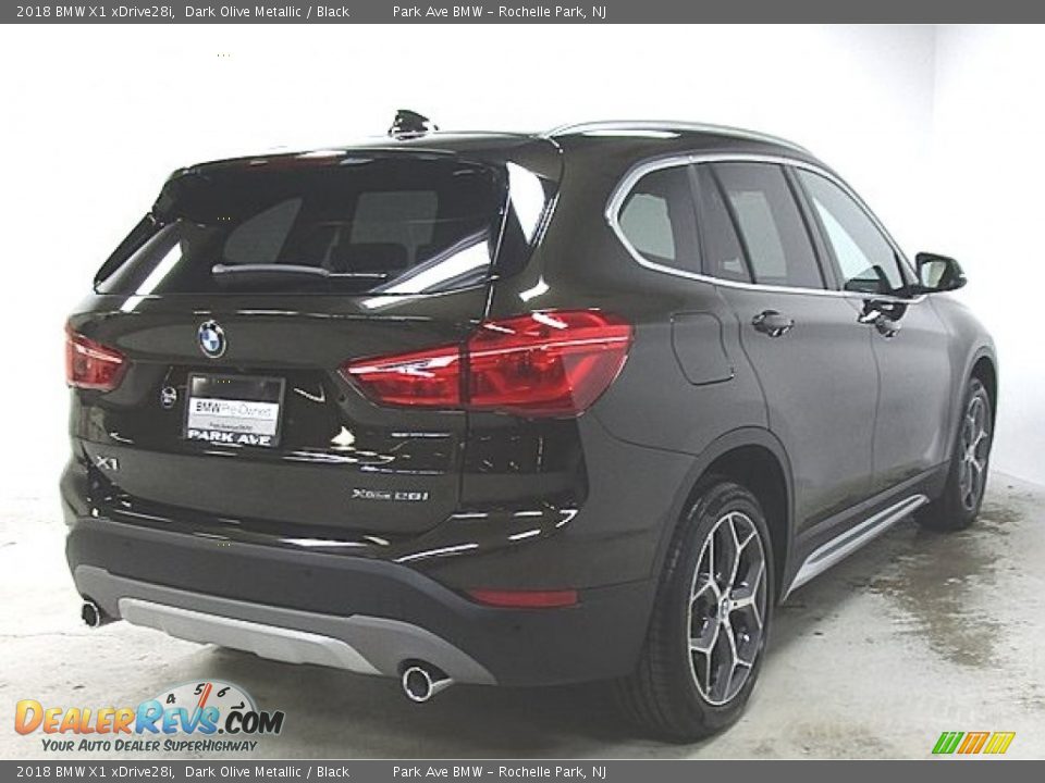 2018 BMW X1 xDrive28i Dark Olive Metallic / Black Photo #4