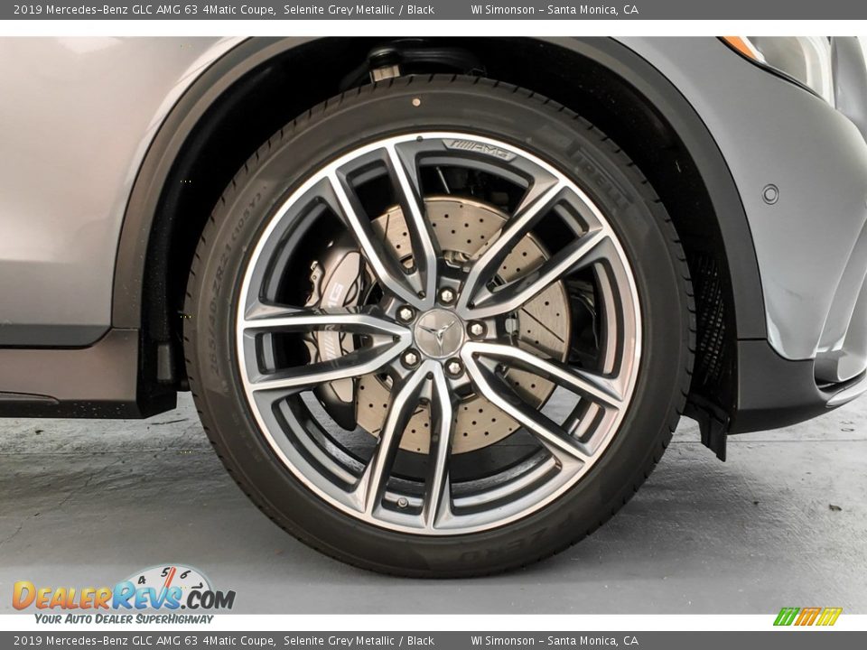 2019 Mercedes-Benz GLC AMG 63 4Matic Coupe Selenite Grey Metallic / Black Photo #9
