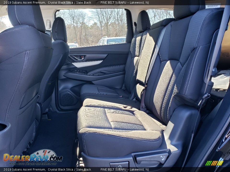 2019 Subaru Ascent Premium Crystal Black Silica / Slate Black Photo #6