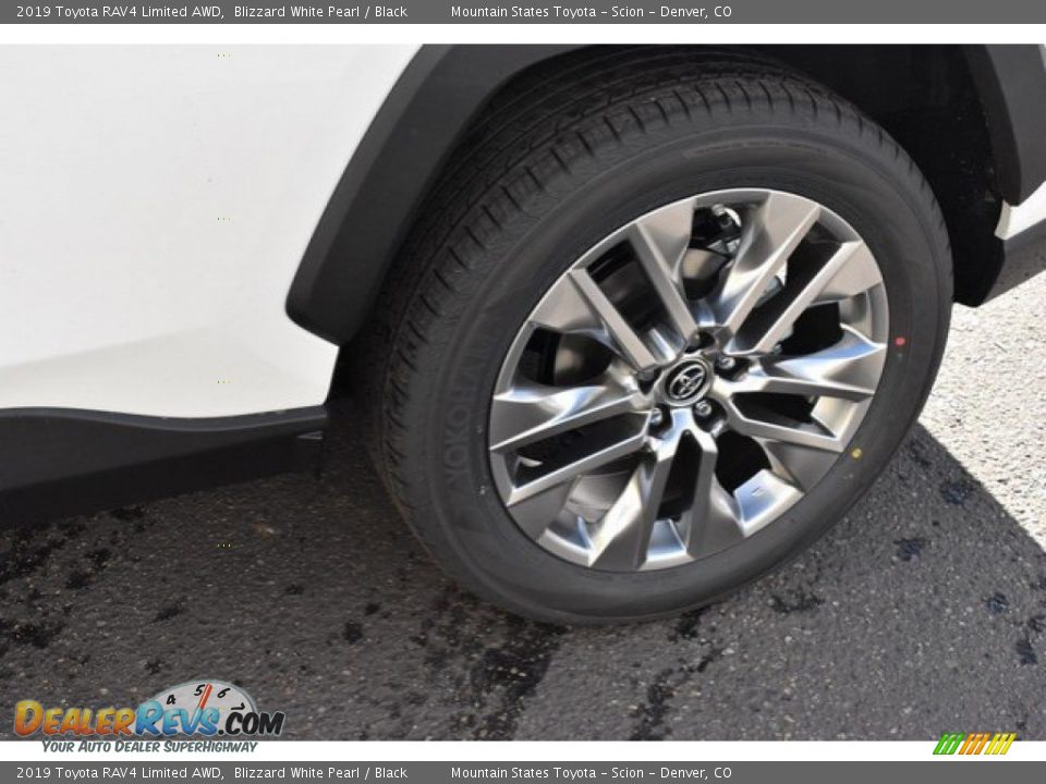 2019 Toyota RAV4 Limited AWD Blizzard White Pearl / Black Photo #35