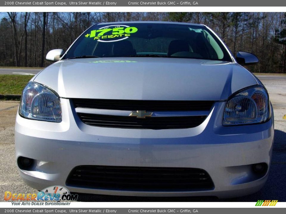 2008 Chevrolet Cobalt Sport Coupe Ultra Silver Metallic / Ebony Photo #3