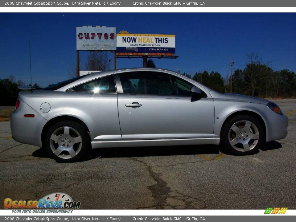 2008 Chevrolet Cobalt Sport Coupe Ultra Silver Metallic / Ebony Photo #5