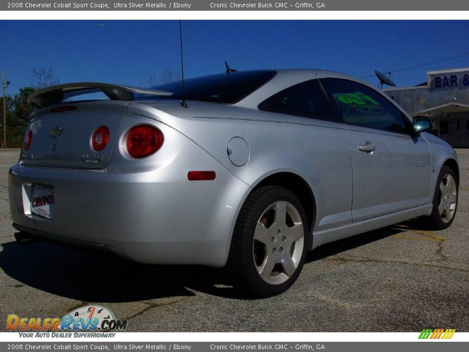 2008 Chevrolet Cobalt Sport Coupe Ultra Silver Metallic / Ebony Photo #6