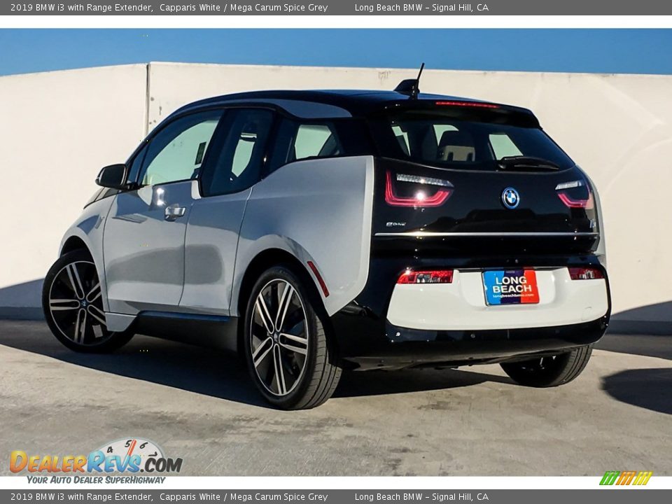 2019 BMW i3 with Range Extender Capparis White / Mega Carum Spice Grey Photo #2