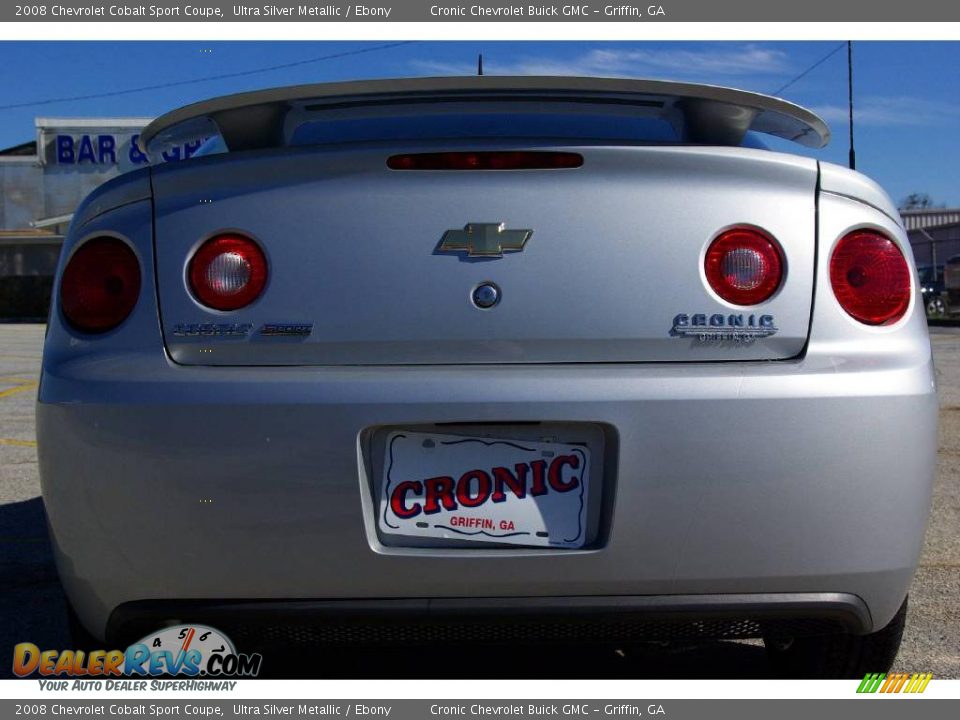 2008 Chevrolet Cobalt Sport Coupe Ultra Silver Metallic / Ebony Photo #7