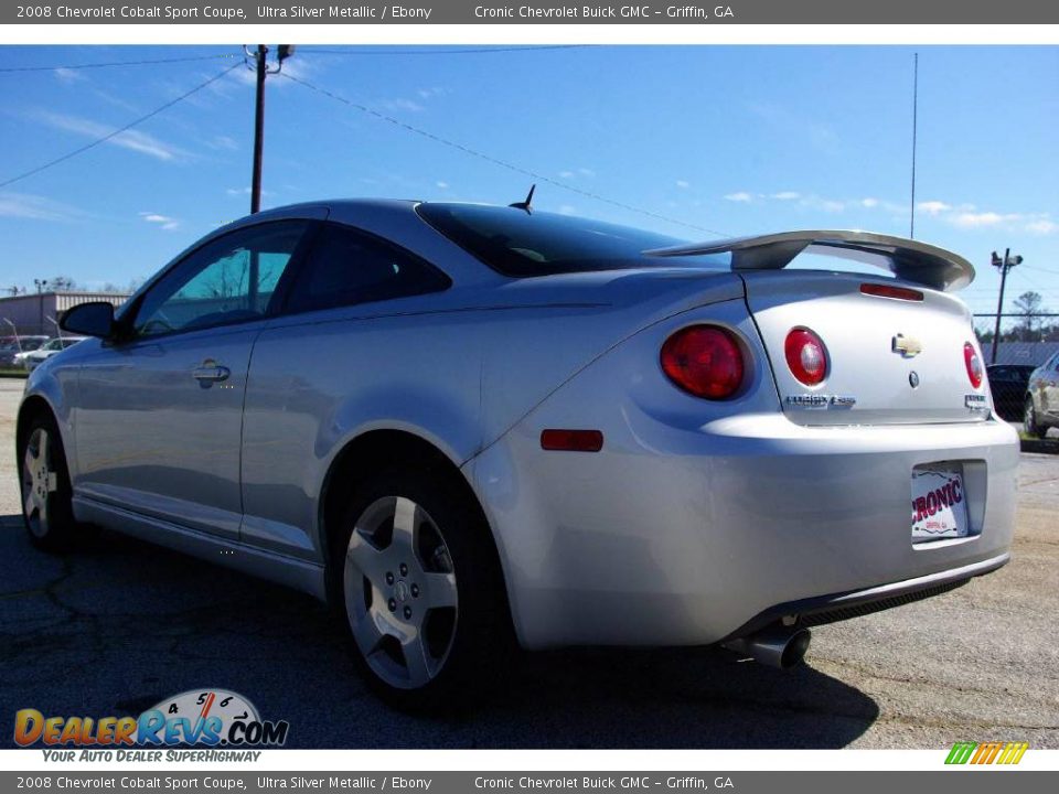 2008 Chevrolet Cobalt Sport Coupe Ultra Silver Metallic / Ebony Photo #8