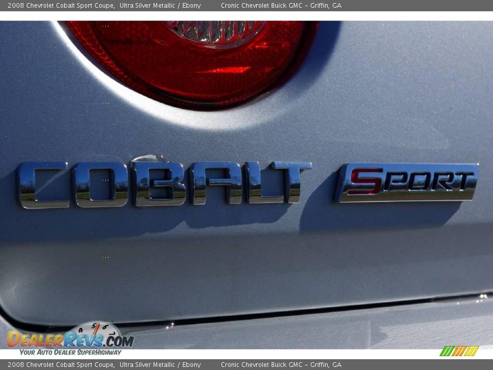 2008 Chevrolet Cobalt Sport Coupe Ultra Silver Metallic / Ebony Photo #9