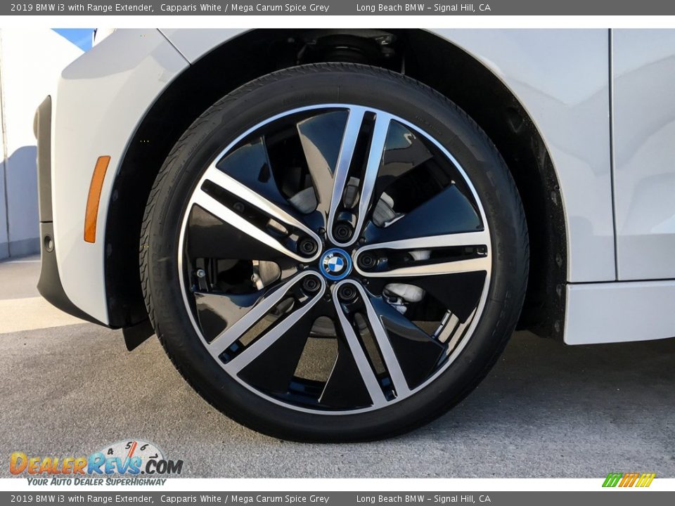 2019 BMW i3 with Range Extender Capparis White / Mega Carum Spice Grey Photo #9