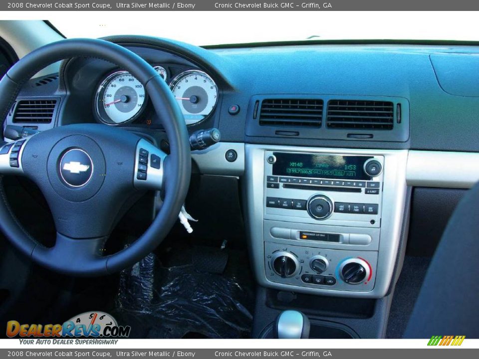 2008 Chevrolet Cobalt Sport Coupe Ultra Silver Metallic / Ebony Photo #15
