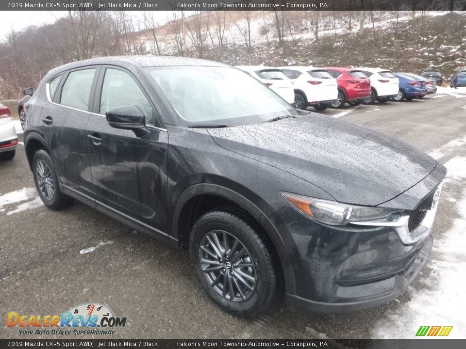 2019 Mazda CX-5 Sport AWD Jet Black Mica / Black Photo #3
