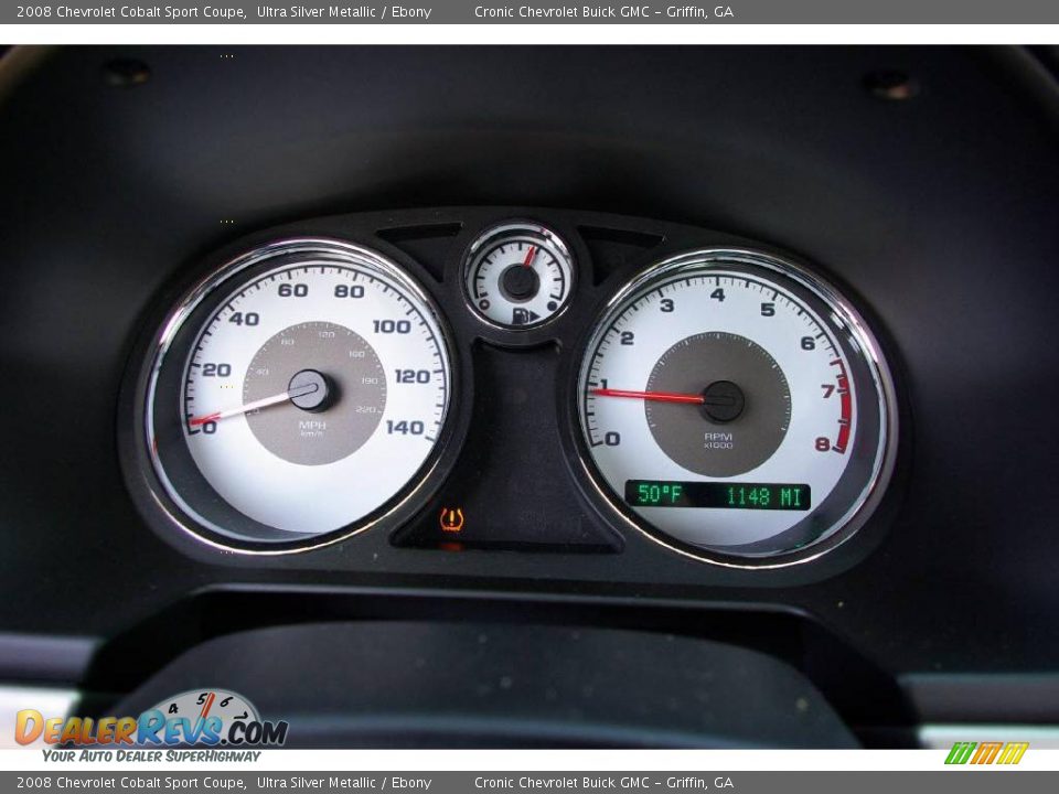 2008 Chevrolet Cobalt Sport Coupe Ultra Silver Metallic / Ebony Photo #17