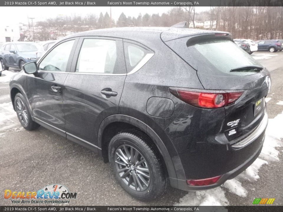 2019 Mazda CX-5 Sport AWD Jet Black Mica / Black Photo #6