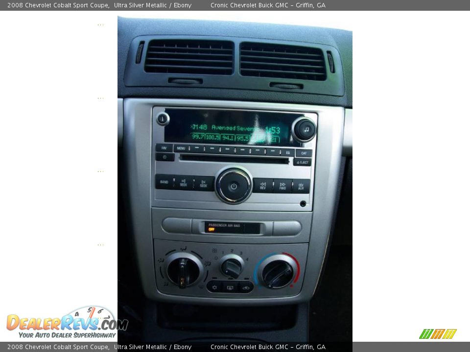 2008 Chevrolet Cobalt Sport Coupe Ultra Silver Metallic / Ebony Photo #19