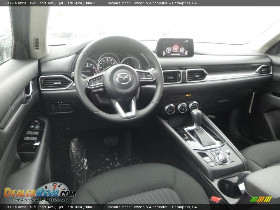 2019 Mazda CX-5 Sport AWD Jet Black Mica / Black Photo #9