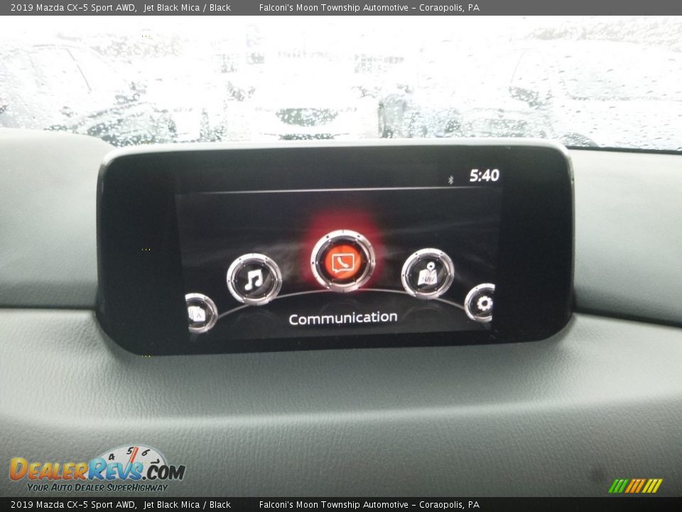 2019 Mazda CX-5 Sport AWD Jet Black Mica / Black Photo #14