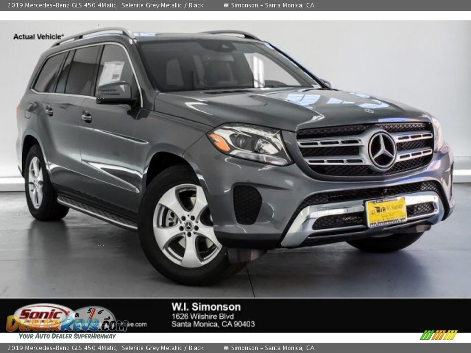 2019 Mercedes-Benz GLS 450 4Matic Selenite Grey Metallic / Black Photo #1