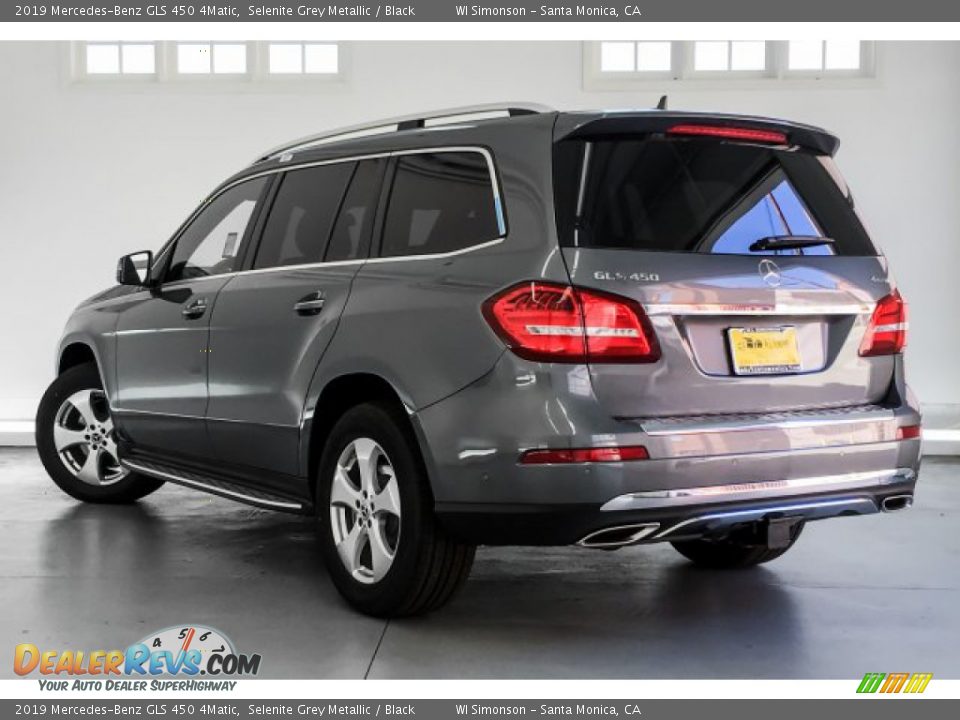 2019 Mercedes-Benz GLS 450 4Matic Selenite Grey Metallic / Black Photo #2