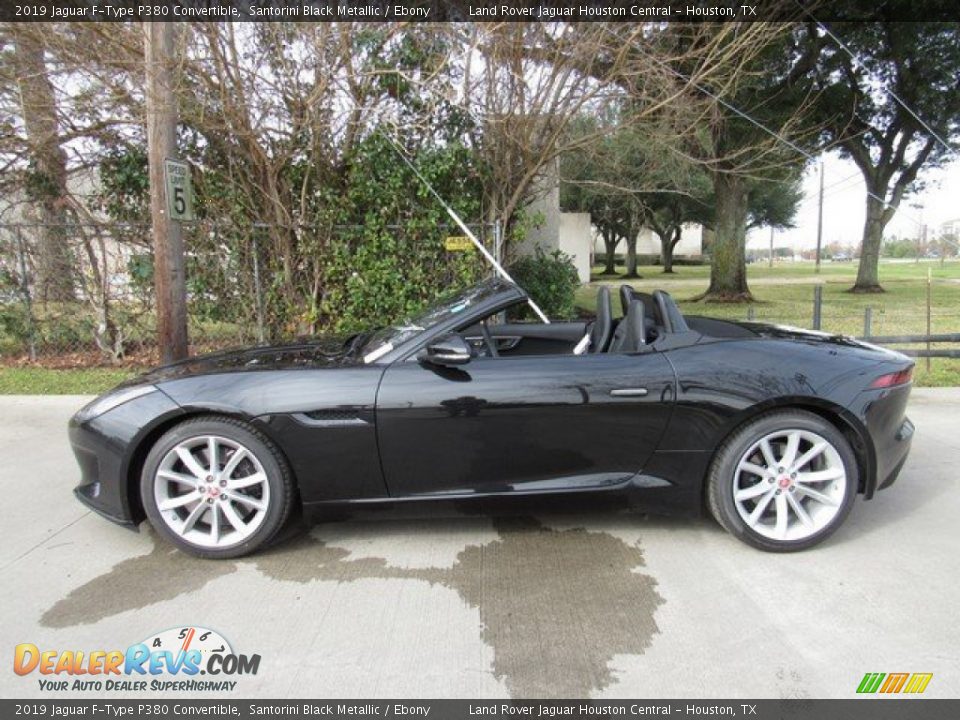 Santorini Black Metallic 2019 Jaguar F-Type P380 Convertible Photo #11