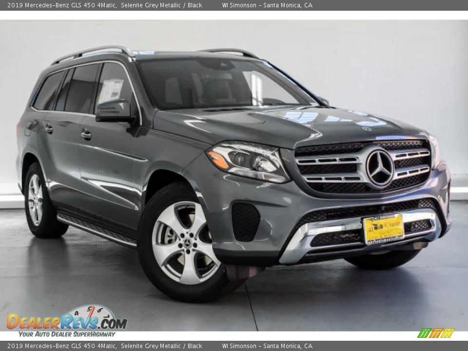 2019 Mercedes-Benz GLS 450 4Matic Selenite Grey Metallic / Black Photo #12
