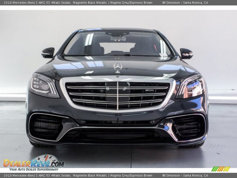 2019 Mercedes-Benz S AMG 63 4Matic Sedan Magnetite Black Metallic / Magma Grey/Espresso Brown Photo #2