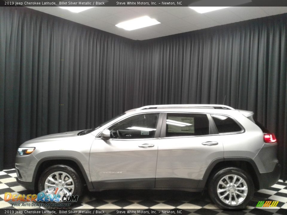 2019 Jeep Cherokee Latitude Billet Silver Metallic / Black Photo #1