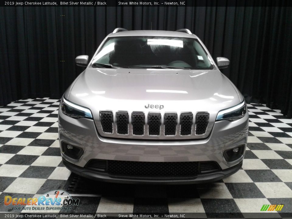 2019 Jeep Cherokee Latitude Billet Silver Metallic / Black Photo #3