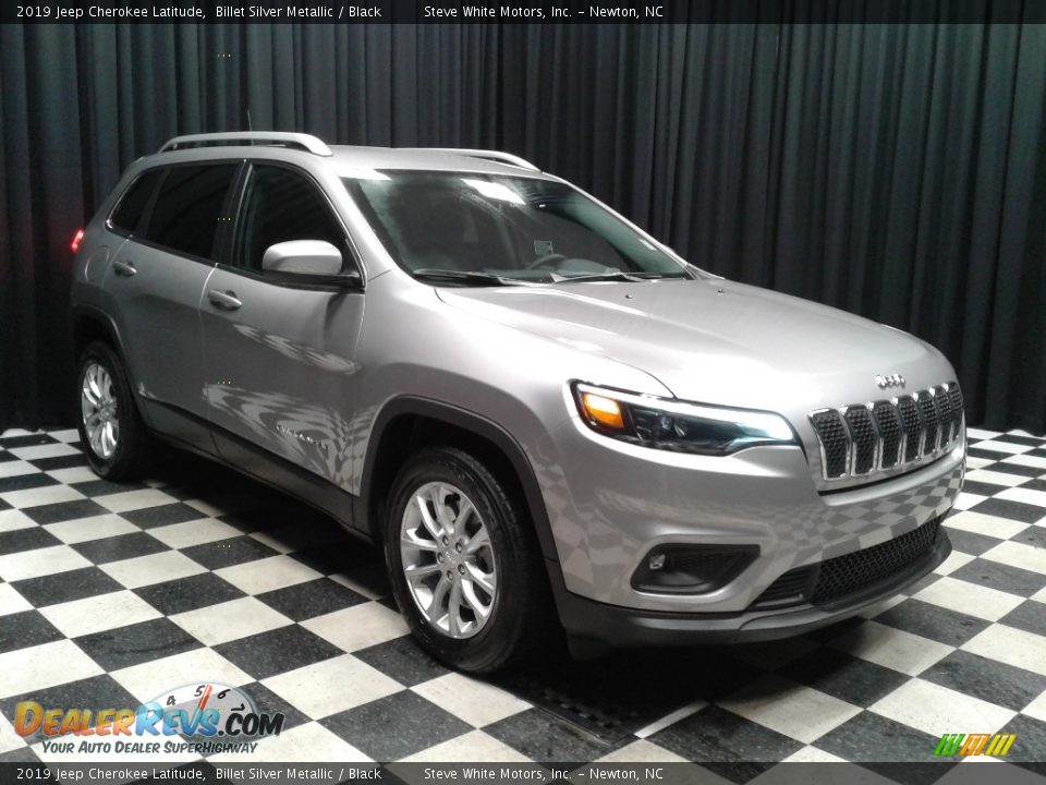 2019 Jeep Cherokee Latitude Billet Silver Metallic / Black Photo #4