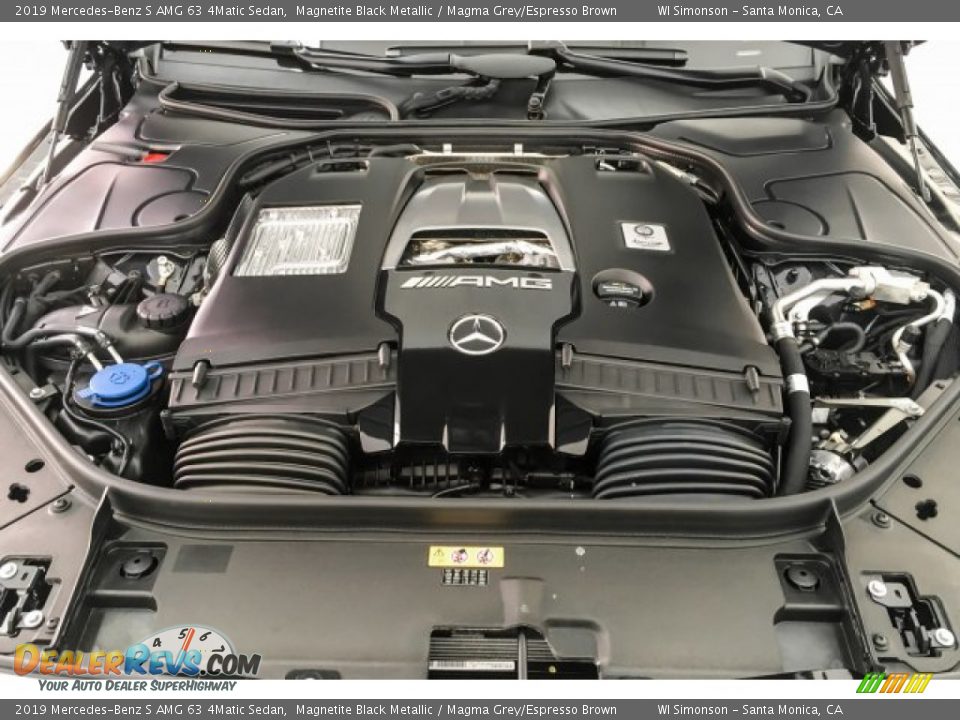 2019 Mercedes-Benz S AMG 63 4Matic Sedan 4.0 Liter biturbo DOHC 32-Valve VVT V8 Engine Photo #9