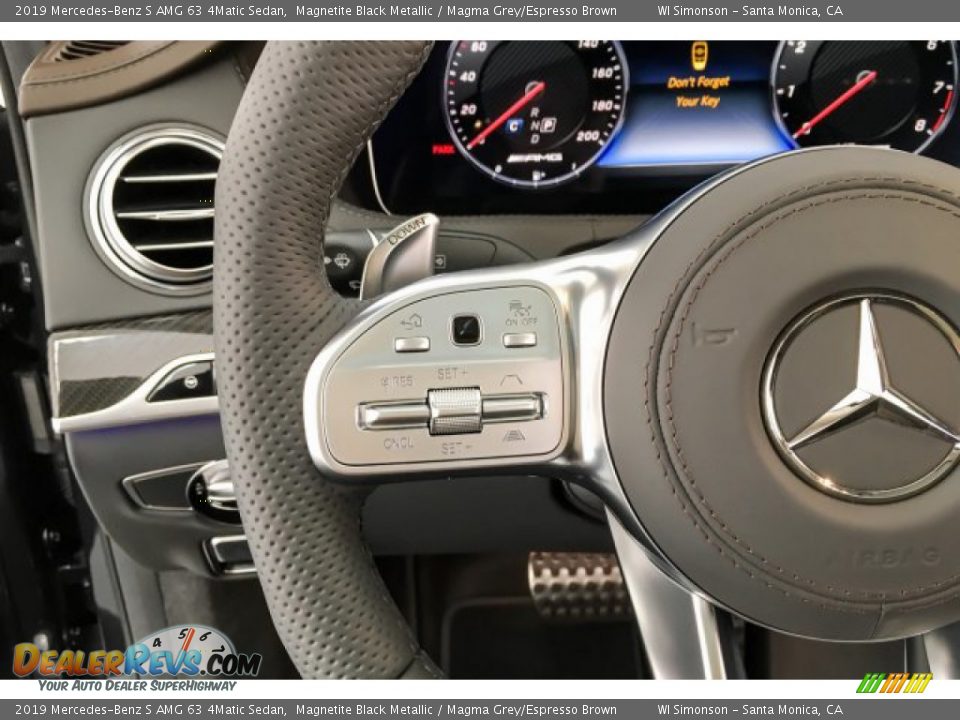 2019 Mercedes-Benz S AMG 63 4Matic Sedan Steering Wheel Photo #19