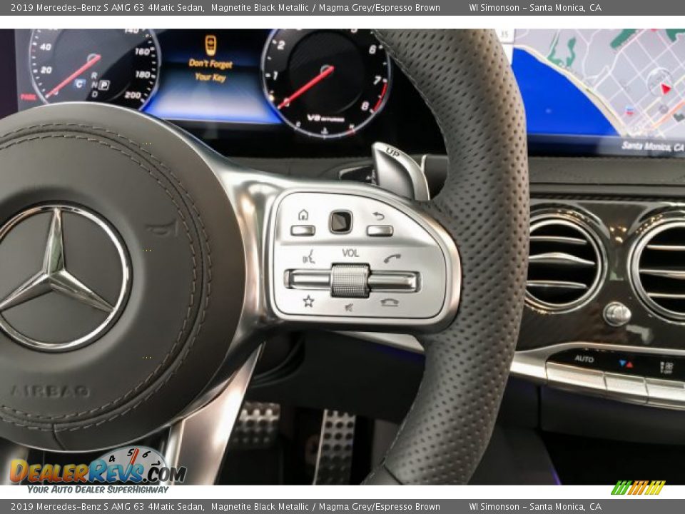 2019 Mercedes-Benz S AMG 63 4Matic Sedan Steering Wheel Photo #20