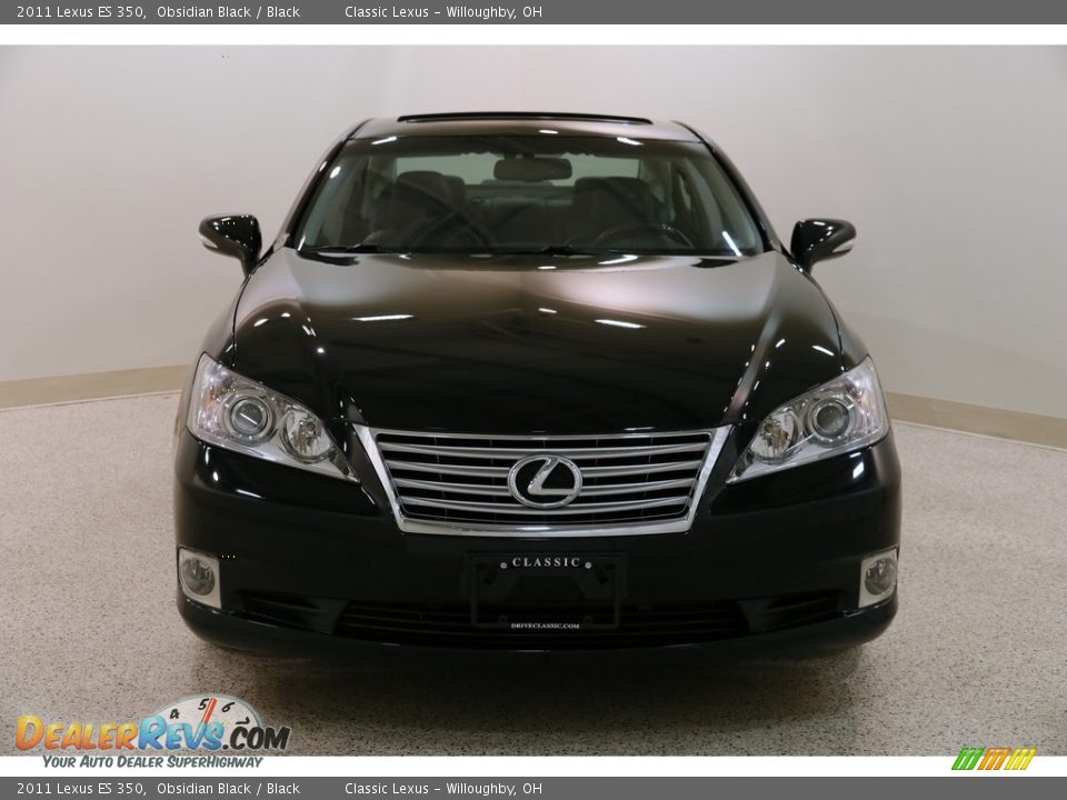 2011 Lexus ES 350 Obsidian Black / Black Photo #2