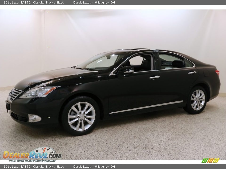 2011 Lexus ES 350 Obsidian Black / Black Photo #3