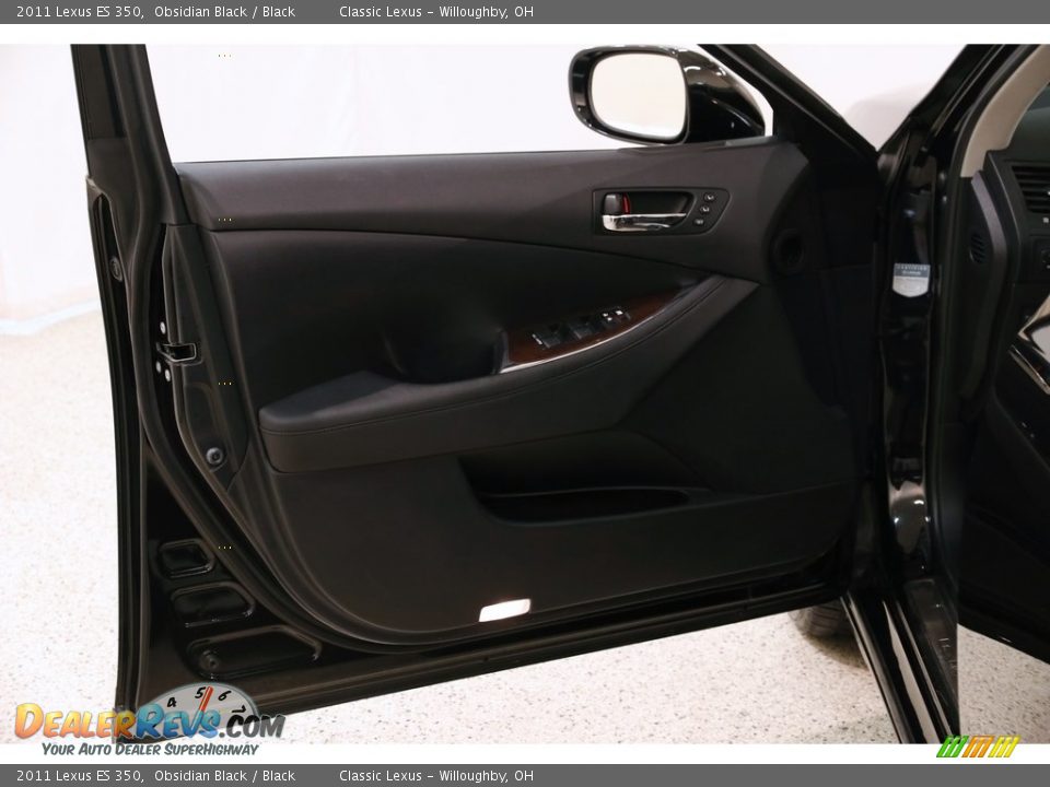 2011 Lexus ES 350 Obsidian Black / Black Photo #4