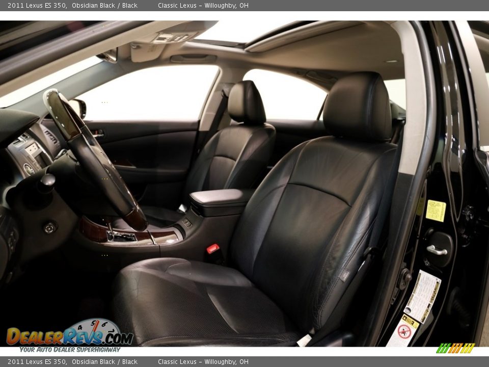 2011 Lexus ES 350 Obsidian Black / Black Photo #6