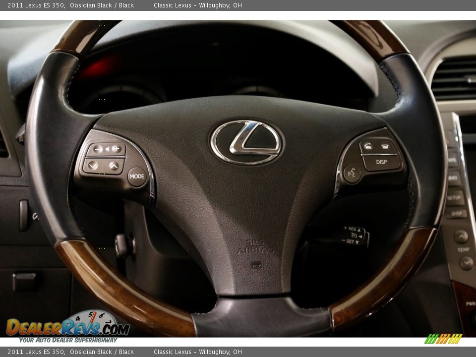 2011 Lexus ES 350 Obsidian Black / Black Photo #8